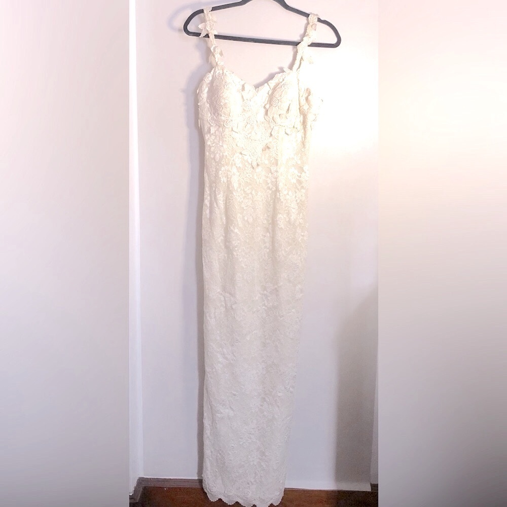 Janine of London Vintage Ivory Dress